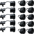 ZCZQC 15PCS Round Cable Release Sleeve Gaskets Round Stress Relief Sleeves by ZCZQC