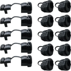 ZCZQC 15PCS Round Cable Release Sleeve Gaskets Round Stress Relief Sleeves by ZCZQC