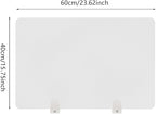 4PCS Desk Dividers Office Partitions, Privacy Desk Panel Protective, Acrylic - Image 4