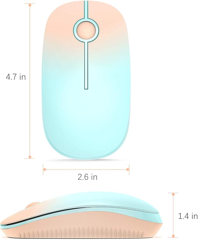 VssoPlor Wireless Mouse, 2.4G Slim Portable Computer Mice - Image 7