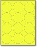 NextDayLabels - 8-1/2 x 11 Neon Color High Light Fluorescent Labels by NextDayLabels