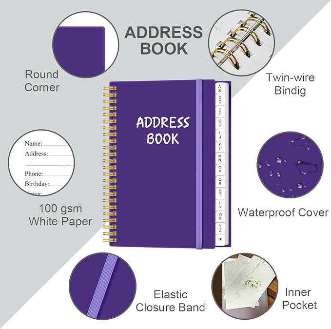 Address Book with Alphabetical Tabs - Image 2