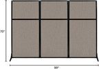 Versare Workstation Partition | Portable Wall Divider | Modern Office Cubicle | - Image 7