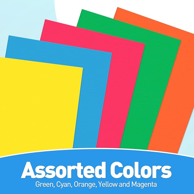 Two Pocket Folders, RAZCC 100 Pack File Folders - Image 4