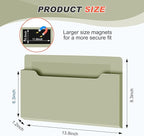 Feifeiya Magnetic Pocket File Holder Large File Folder Organizer Paper Mail - Image 2