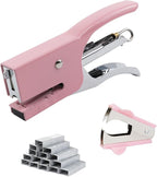 Aacehlh Small Hand-held Stapler Set, 15 Sheet Capacity, Includes 750Pcs Staples by Aacehlh