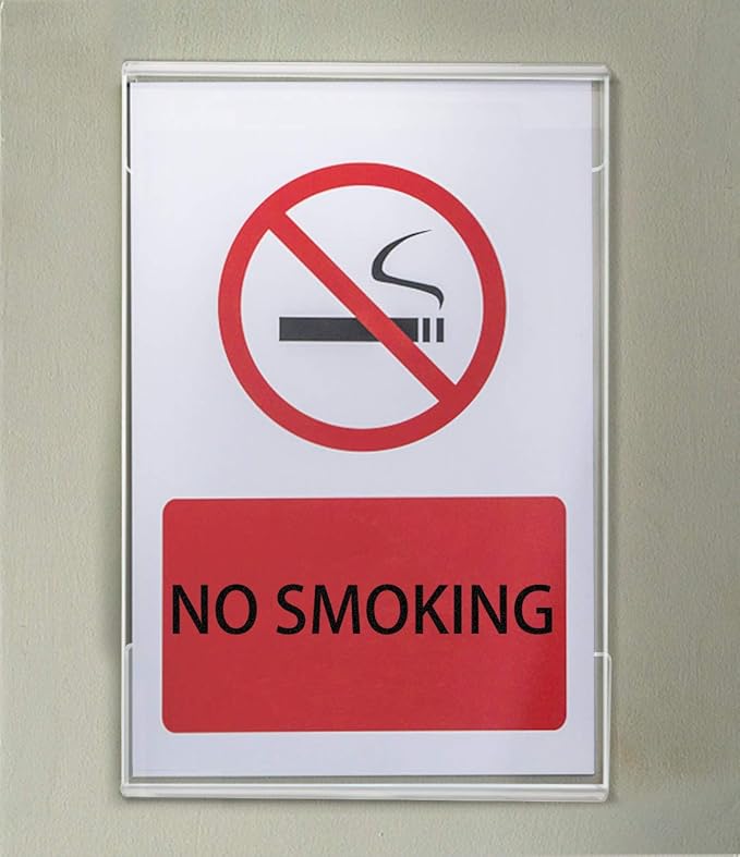 Niubee 11x14 inch Wall Mount Acrylic Sign Holder - Image 5