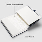RETTACY Bullet Dotted Journal Notebook, 320 Numbered Pages, A5 Medium Size - Image 7