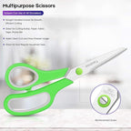 Scissors Bulk 60-Pack, Taotree 8" All Purpose Scissors, Soft Comfort-Grip - Image 3