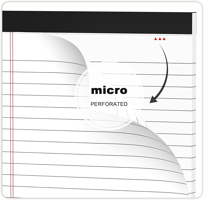 AILZFEI 6pcs Small Note Pad 5x8 College Ruled Legal Pads Paper Notepads 6 Pack - Image 5