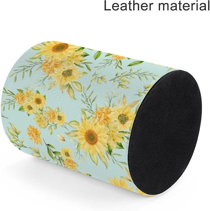 DIYYAO Personalize Sunflower Pattern Circular Pen Holder - Image 4