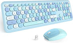 MOFII Wireless Keyboard and Mouse Combo Silent, Slim Compact 2.4G USB Full Size