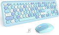 MOFII Wireless Keyboard and Mouse Combo Silent, Slim Compact 2.4G USB Full Size by MOFII