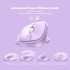Ergonomic Wireless Mouse with USB Receiver - Image 2