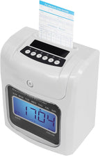 GXFCHYL Electronic Time Clock Calculating Time Clock Punch Machine Employee by GXFCHYL