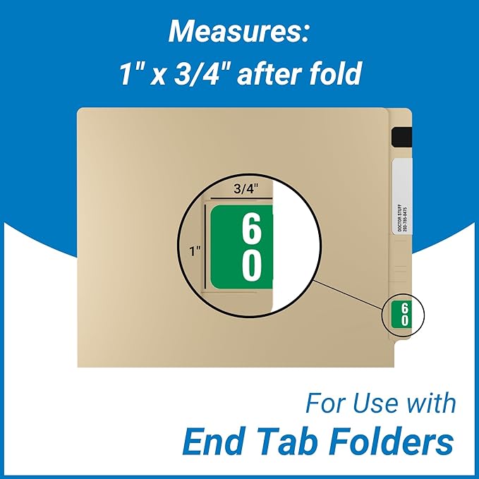 Doctor Stuff - File Folder Labels, Terminal Digit Filing, Consecutive Double - Image 5