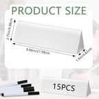 15Pcs Reusable Name Tent Cards - Image 2