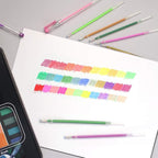 ZSCM 200 Colors Gel Pen Ink Refills, Glitter Neon Gel Ink Pens Refills Replace - Image 3