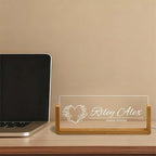 Custom Desk Name Plate Personalized, Light Up Office Name Sign - Image 7