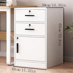 Cabinet File Cabinet Office File Cabinet Wooden Storage Cabinet with Two Drawers and One Door Lockable Filing Cabinet Multi-Layer Storage Small Side Cabinet Filing Cabinets Office (N