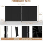 C-Hopetree 2 Panels Room Divider, 6 Ft Tall Indoor Folding Privacy Screen - Image 6