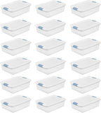 Sterilite 18-Pack Latching Box, Under Bed Storage Bins