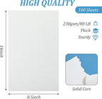 8.5" x14" Legal Size White Cardstock - Image 3