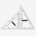 Magnetic Geometry Tool, Protractor, Triangle Rulers Easy Attachment Blackboard by CAQ