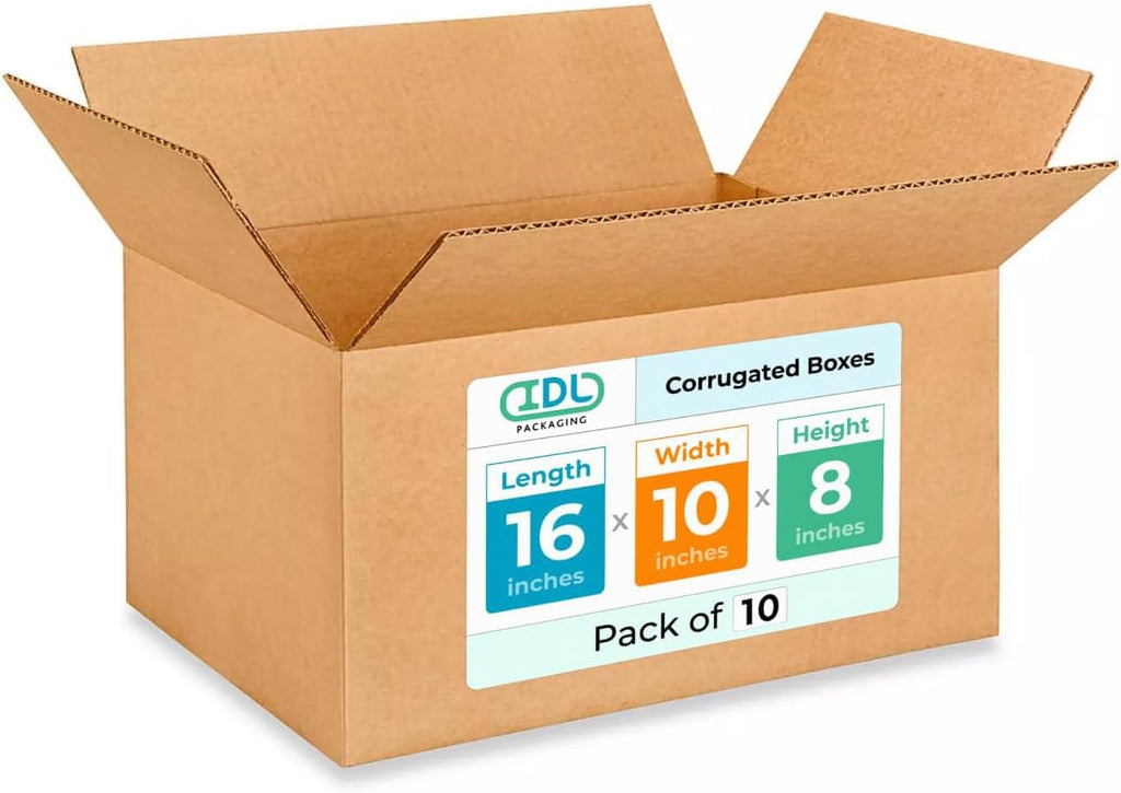 Medium Moving & Shipping Boxes 16x10x8 inches