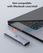 USB C Hub Adapter for MacBook Pro/Air M1M2M3 2022 2021 2020 13"15"16", 100W - Image 6