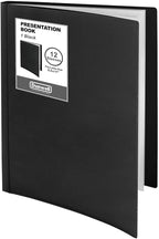 Dunwell Presentation Binder 12-Pocket, Displays 24 Pages, 8.5x11 Portfolio by Dunwell