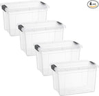 Superio Clear Storage Boxes by Superio