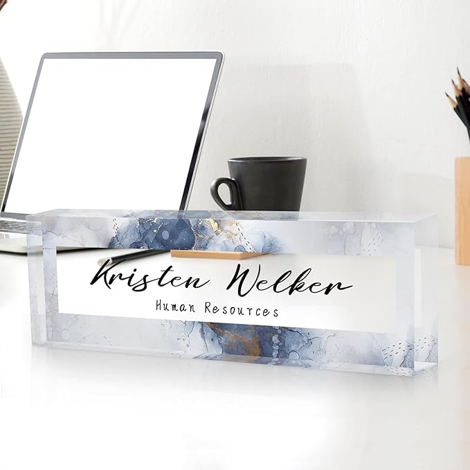 Desk Name Plate Personalized, Custom Name Plate - Image 4