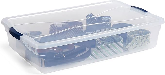 Rubbermaid Cleverstore 42 Quart Stackable Plastic Storage Bin - Image 5