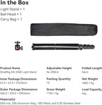 SMALLRIG RA-S200 Light Stand for Photography, 78.7" / 6.6ft / 200cm, Aluminum - Image 9