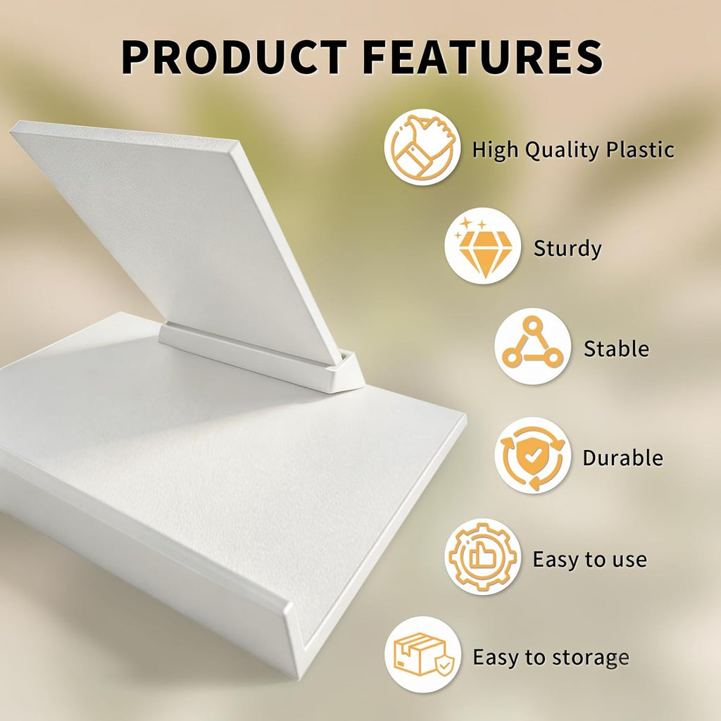 Adjustable Desktop Stand for Skylight Calendar Max 27 inch 15 inch (White) | 15 inch Desk Mount Holder,Detachable Tool-Free, 27 inch Digital Calendar Stand, With Stylus Pen and Pen Holder Mount
