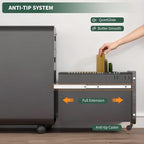 TEEALUBAN 3 Drawer Mobile File Cabinet - Image 5
