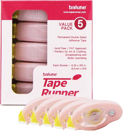 TapeRunner Double-Sided Adhesive Tape, 5/16 Inches by 315 Inches by TapeRunner