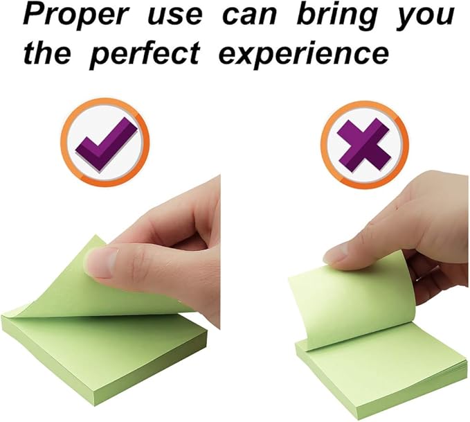 Sticky Notes 3x3, Self-Stick Notes, 36 Pads, 100 Sheets/Pad, Daily Life - Image 3