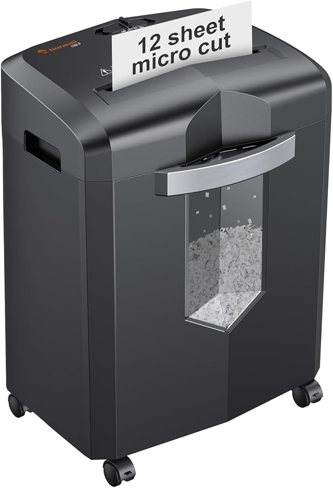 Bonsaii 12-Sheet Micro Cut Shredders by bonsaii