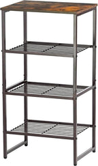 GEORIS 4 Tier Printer Stand, Spacious Floor Mount, Industrial, Printer Table by GEORIS