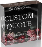 Personalized Gifts, Custom Quote Block Letter Board, Crystal-Clear Acrylic - Image 9
