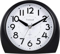 Tinload 5.5" Large Analog Alarm Clock Silent Non Ticking, Gentle Wake, Beep by Tinload