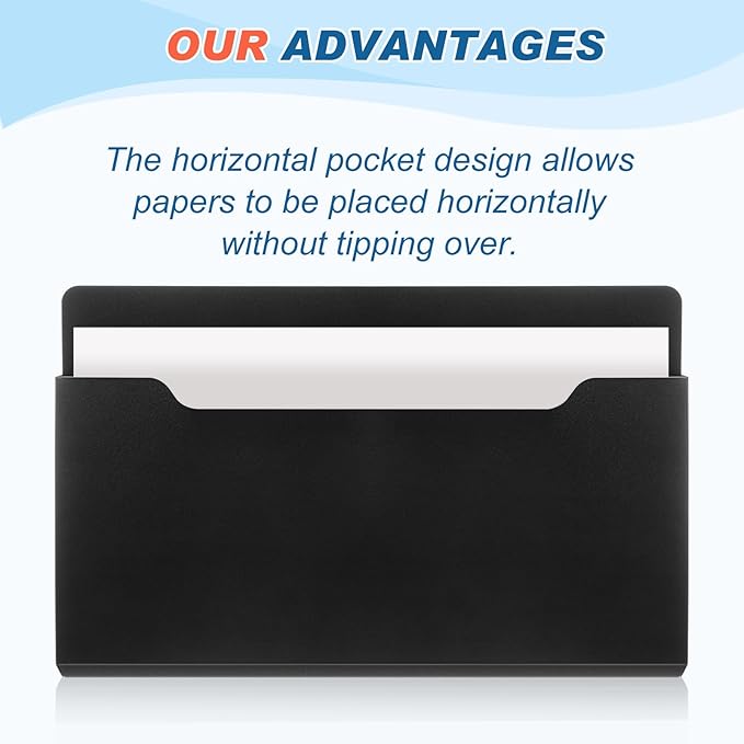 Feifeiya Magnetic Pocket File Holder Large File Folder Organizer Paper Mail - Image 4