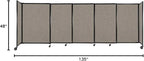 Versare Straightwall Sliding Portable Wall Partition | Freestanding Office - Image 7