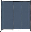Versare Straightwall Sliding Portable Wall Partition | Freestanding Office by VERSARE