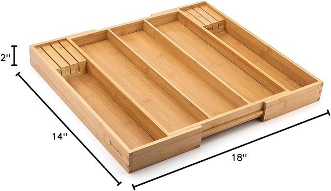 Purawood Kitchen Drawer Organizer - Image 7