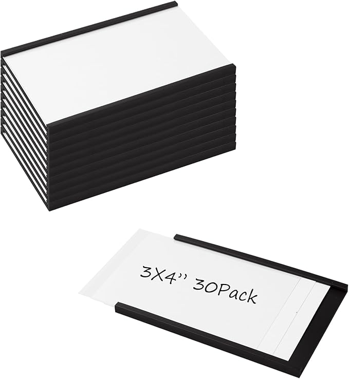 Realth C Channel Magnetic Label Holders 30 Pack 3'' x 4'' - Image 6