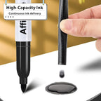 Affisure Permanent markers, 100 packs permanent markers bulk, quick dryingin - Image 2