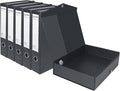 HUA JIE A4 Storage File Boxes Plastic Archives Cases, PVC File Folder Organizer by HUA+JIE